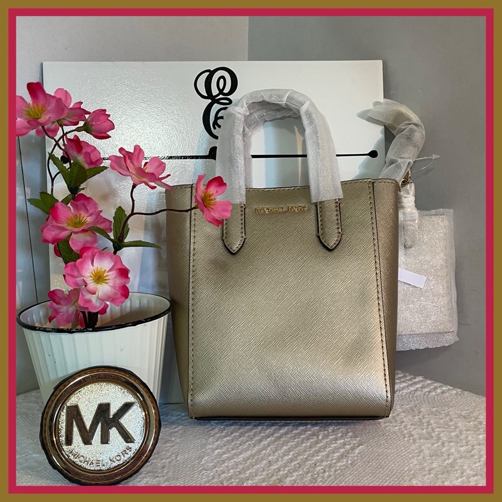 Michael Kors‎ Metallic Gold Mini Bag NWT
